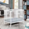 Suite Bebe Palmer 3-in-1 Convertible Mini Crib With Mattress Pad - White