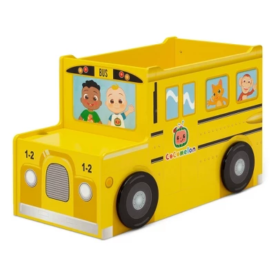 Delta Children Cocomelon School Bus Toy Box - Greenguard Gold Certified 9 Delta Children Cocomelon School Bus Toy Box - Greenguard Gold Certified - Image 9
