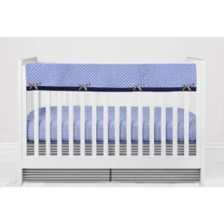 Bacati - Elephants Blue/Navy/Gray 6 Pc Crib Bedding Set With Long Rail Guard Cover 15 Bacati - Elephants Blue/Navy/Gray 6 Pc Crib Bedding Set With Long Rail Guard Cover -Baby Products Store GUEST 54562f74 af06 4340 b727 d263d4a12b07