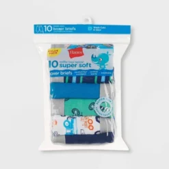Hanes Toddler Boys' 10pk Boxer Briefs - Colors May Vary