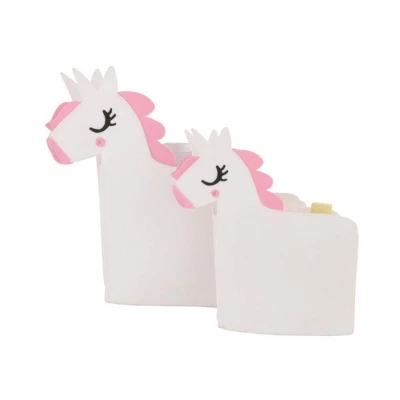 Little Love By NoJo White Unicorn Felt Storage Caddy 2pc 1 Little Love By NoJo White Unicorn Felt Storage Caddy 2pc