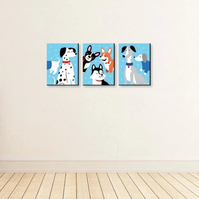 Big Dot Of Happiness Pawty Like A Puppy - Dog Nursery Wall Art And Kids Room Decorations - Gift Ideas - 7.5 X 10 Inches - Set Of 3 Prints 2 Big Dot Of Happiness Pawty Like A Puppy - Dog Nursery Wall Art And Kids Room Decorations - Gift Ideas - 7.5 X 10 Inches - Set Of 3 Prints - Image 2