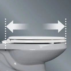 Mayfair By Bemis NextStep2 Never Loosens Elongated Wood Children's Potty Training Toilet Seat With Easy Clean And Slow Close Hinge - White -Baby Products Store GUEST 5648a600 91a8 4c47 adf4 cef45ac3e022