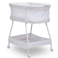 Delta Children Sweet Dreams Bassinet With Airflow Mesh - Gray Infinity -Baby Products Store GUEST 585ddbe8 f97f 4dd3 bc0c 76ba9cb4960f