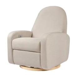 Babyletto Nami Electronic Recliner And Swivel Glider With USB Port And Light Wood Base -Baby Products Store GUEST 5f8fab11 292c 4f1f b9b9 1606d7b9e20b