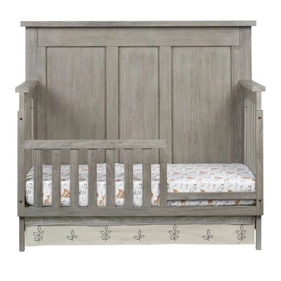 SOHO BABY Hanover 4-in-1 Convertible Crib - Oak Gray 3 SOHO BABY Hanover 4-in-1 Convertible Crib - Oak Gray - Image 3