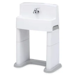 Delta Children PerfectSize 3-in-1 Convertible Sink, Step Stool And Bath Toy For Toddlers/Kids' Perfect For Potty Training - White/Gray 15 Delta Children PerfectSize 3-in-1 Convertible Sink, Step Stool And Bath Toy For Toddlers/Kids' Perfect For Potty Training - White/Gray -Baby Products Store GUEST 623435f7 6a5f 41d0 9203 9355e134a5fe