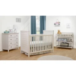 Sorelle Farmhouse Classic Crib - Weathered White