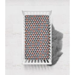 Bacati - Triangles Orange Gray 100 Percent Cotton Universal Baby US Standard Crib Or Toddler Bed Fitted Sheet 8 Bacati - Triangles Orange Gray 100 Percent Cotton Universal Baby US Standard Crib Or Toddler Bed Fitted Sheet -Baby Products Store GUEST 6a8c3dd9 99af 415c 8613 764bd5891bf0