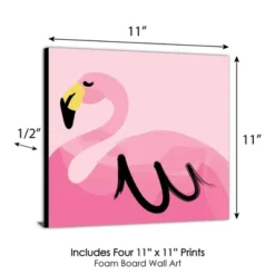 Big Dot Of Happiness Pink Flamingo - Tropical Summer Kids Room, Nursery Decor And Home Decor - 11 X 11 Inches Kids Wall Art - Set Of 4 Prints 10 Big Dot Of Happiness Pink Flamingo - Tropical Summer Kids Room, Nursery Decor And Home Decor - 11 X 11 Inches Kids Wall Art - Set Of 4 Prints -Baby Products Store GUEST 6bfb993f 8c8f 4d65 990e 05be7153d900