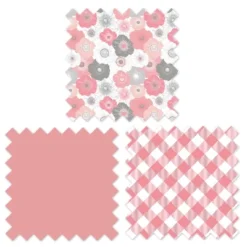 Bacati - Watercolor Floral Coral Gray 4 Pc Crib Bedding Set With Diaper Caddy -Baby Products Store GUEST 6cd7fb00 3f1a 4e6a 8e64 88a2add9c85d