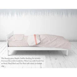 Bacati - Petals/Floral Coral Girls Muslin 4 Pc Toddler Bedding Set -Baby Products Store GUEST 723ba766 225b 40f5 a6ca bf1c619b24cb