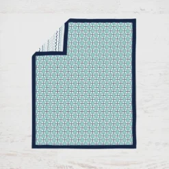 Bacati - Noah Mint Navy 10 Pc Crib Bedding Set With 2 Crib Fitted Sheets -Baby Products Store GUEST 73ce481b d5d4 48a8 ba4e f115f4dfd7fc