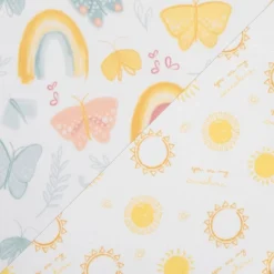 Sammy & Lou Butterflies And Sunshine Microfiber Crib Sheet - 2pk -Baby Products Store GUEST 74ec61db 8b68 4346 8d77 4ede7ddf2612