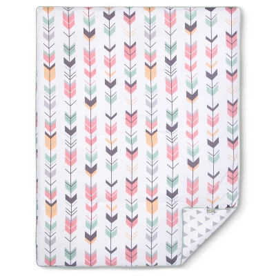 Sweet Jojo Designs Crib Bedding Set - Mod Arrow - Coral/Mint 11pc 1 Sweet Jojo Designs Crib Bedding Set - Mod Arrow - Coral/Mint 11pc