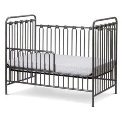 L.A. Baby Napa 3-in-1 Convertible Full Sized Metal Crib - Pebble Gray -Baby Products Store GUEST 7748a2b1 6c38 4b1c a874 008ace9ff030