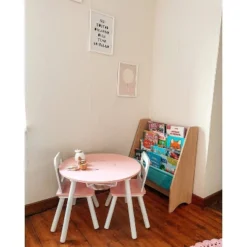 Round Storage Table And Chair Set White/Pink - KidKraft -Baby Products Store GUEST 785643c0 034a 4166 ab98 480abfe050d8