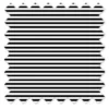 Bacati - Pin Stripes Crib/Toddler Bed Skirt - White/Black