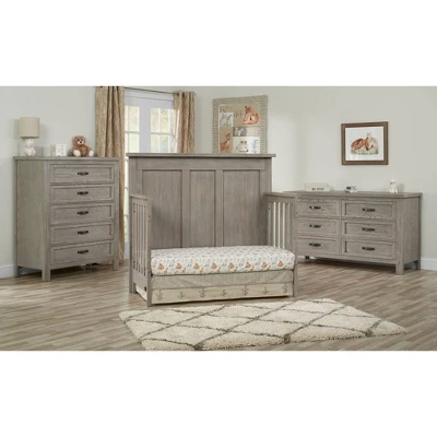 SOHO BABY Hanover 4-in-1 Convertible Crib - Oak Gray 9 SOHO BABY Hanover 4-in-1 Convertible Crib - Oak Gray - Image 9