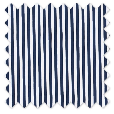 Bacati - Navy Pin Stripes 100 Percent Cotton Universal Baby US Standard Crib Or Toddler Bed Fitted Sheet 5 Bacati - Navy Pin Stripes 100 Percent Cotton Universal Baby US Standard Crib Or Toddler Bed Fitted Sheet - Image 5