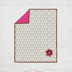 Bacati - Damask Pink Fuschia Chocolate 4 Pc Crib Bedding Set With Diaper Caddy -Baby Products Store GUEST 7ffc2a80 5520 4310 87af f49348c4faad