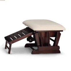 Graco Parker Semi-Upholstered Glider And Nursing Ottoman - Espresso/Beige -Baby Products Store GUEST 803c4da7 9832 454e b3ca f822467c8e7e