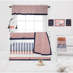 Bacati - Olivia Coral/Navy Musical Mobile -Baby Products Store GUEST 835fffea d31e 45cd b769 741b69a6984b