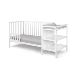Suite Bebe Palmer 3-in-1 Convertible Island Crib And Changer Combo - White -Baby Products Store GUEST 84dfc4a8 ee04 4f59 8220 a02dd64f514b