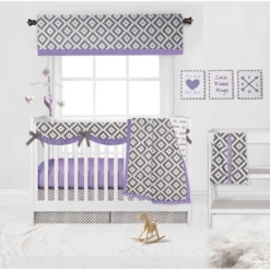 Bacati - Love Grey/Lilac Musical Mobile -Baby Products Store GUEST 854a9eae ac0a 4a49 af9a ba741a05e87b