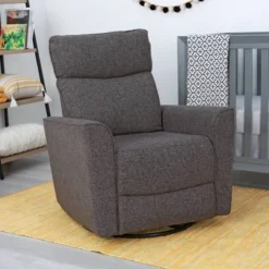 SECOND STORY HOME Soho Swivel Recliner Chair - Dark Gray -Baby Products Store GUEST 8653e1d9 3ff3 4180 906f 29cdfe9e6d6b
