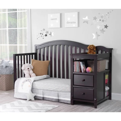 Sorelle Berkley Crib & Changer Standard Full-Sized Crib Espresso 1 Sorelle Berkley Crib & Changer Standard Full-Sized Crib Espresso