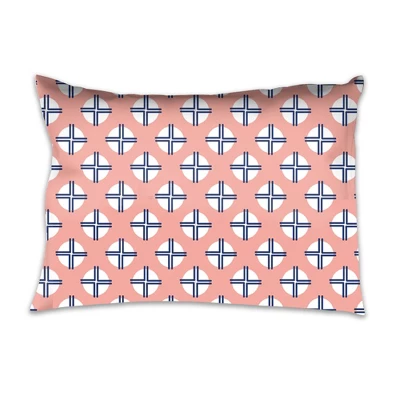 Bacati - Olivia Coral Navy 4 Pc Toddler Bedding Set 5 Bacati - Olivia Coral Navy 4 Pc Toddler Bedding Set - Image 5