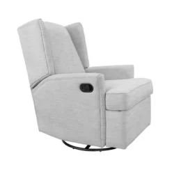 SECOND STORY HOME Hemingway Swivel Recliner Chair - Gray -Baby Products Store GUEST 86cc738c 748e 4947 a068 acaff2b8cb46