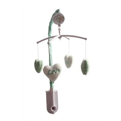 Bacati - Love Gray Mint 10 Pc Crib Bedding Set With 2 Crib Fitted Sheets 10 Bacati - Love Gray Mint 10 Pc Crib Bedding Set With 2 Crib Fitted Sheets - Image 10