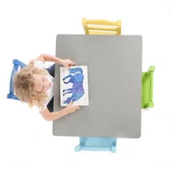 5pc Kids' Wood Table And Chair Set Green/Blue/Gray - Humble Crew 15 5pc Kids' Wood Table And Chair Set Green/Blue/Gray - Humble Crew -Baby Products Store GUEST 878622f0 c2c6 412c 8365 6413403a190d