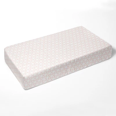 Bacati - Floret Coral Muslin 3 Pc Toddler Bed Sheet Set 100 Pecent Cotton 3 Bacati - Floret Coral Muslin 3 Pc Toddler Bed Sheet Set 100 Pecent Cotton - Image 3