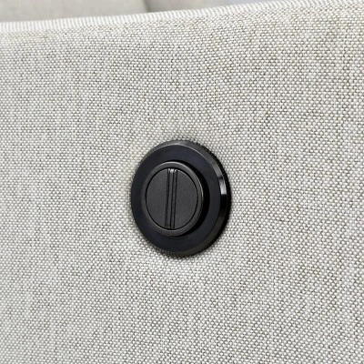 Suite Bebe Pronto Power Recliner Accent Chair - Buff Beige Fabric 6 Suite Bebe Pronto Power Recliner Accent Chair - Buff Beige Fabric - Image 6