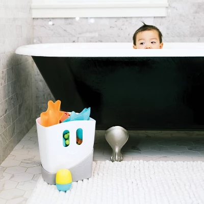 Ubbi® Ubbi Bath Toy Drying Bin - Gray 4 Ubbi® Ubbi Bath Toy Drying Bin - Gray - Image 4