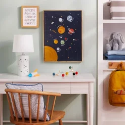 2-in-1 Starry Kids' Table Lamp White - Pillowfortâ„¢