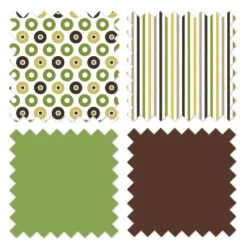 Bacati - Mod Dots Stripes Green Yellow Beige Brown 3 Pc Crib Bedding Set 7 Bacati - Mod Dots Stripes Green Yellow Beige Brown 3 Pc Crib Bedding Set -Baby Products Store GUEST 98dbd2f2 f8e0 4d3b 912f acc48bc0b7fb