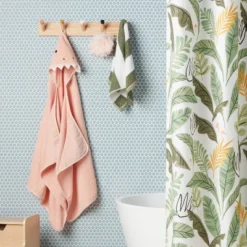 25"x50" Pink Dinosaur Kids' Hooded Towel - Pillowfortâ„¢