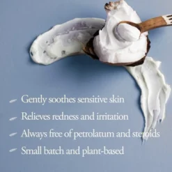 Wash With Water Plant Body Butter (Unscented), Vegan Healing Ointment Cream For Dry & Sensitive Skin, 7 Oz Tub