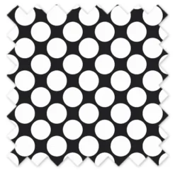 Baby Products Store 11 Bacati - Large Dots Crib/Toddler Bed Skirt - Black