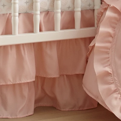 Skylar Blush 4-Piece Crib Bedding Set - Levtex Baby 4 Skylar Blush 4-Piece Crib Bedding Set - Levtex Baby - Image 4