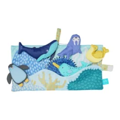 Manhattan Toy Arctic Adventure Machine Washable Soft Bath Time Activity Book For Infants And Toddlers