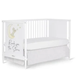 Dream On Me Moon Bear Reaching For The Stars 4 In 1 Modern Island Convertible Crib With Rounded Spindles Mural On One End Panel, White Finish 7 Dream On Me Moon Bear Reaching For The Stars 4 In 1 Modern Island Convertible Crib With Rounded Spindles Mural On One End Panel, White Finish -Baby Products Store GUEST a0a0a946 eb84 46d2 ad77 1501173be753