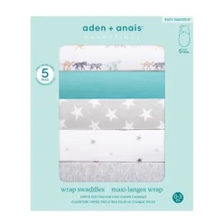 Aden + Anais Essentials Easy Swaddle Wrap - 0-3 Months - 5pk 15 Aden + Anais Essentials Easy Swaddle Wrap - 0-3 Months - 5pk -Baby Products Store GUEST a1ce76a9 b8c5 4d6e 9607 9a0ba1182a19