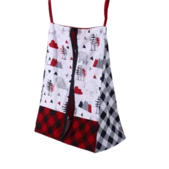 Bacati - Lumberjack Red Black Gray 10 Pc Crib Bedding Set With Long Rail Guard Cover -Baby Products Store GUEST a2bebf62 894b 46f9 bd65 b9017e444976