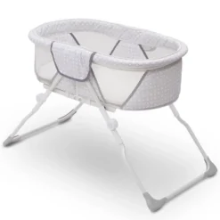 Delta Children EZ Fold Ultra Compact Travel Bassinet - Gray -Baby Products Store GUEST a679b6a9 9634 4e73 ac98 91b8143a741b