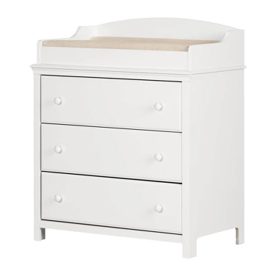 Cotton Candy Changing Table With Drawers - Pure White - South Shore 5 Cotton Candy Changing Table With Drawers - Pure White - South Shore - Image 5